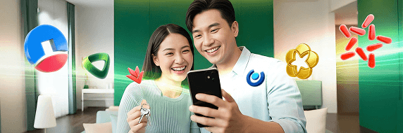 Banner giới thiệu tính năng vay mua nhà của HouseNow